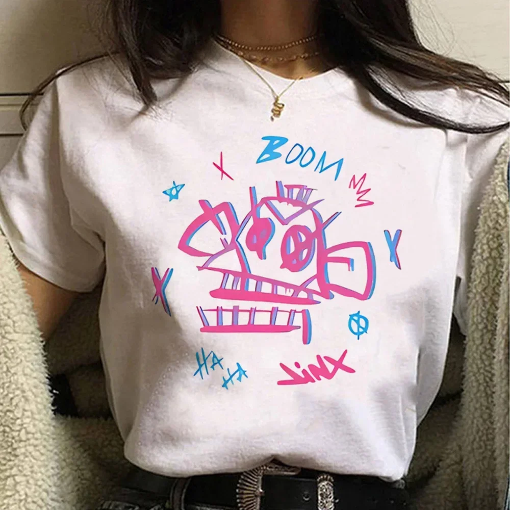 Summer Grunge Clothing - Jinx Arcane Monkey T-shirt Anime Cosplay