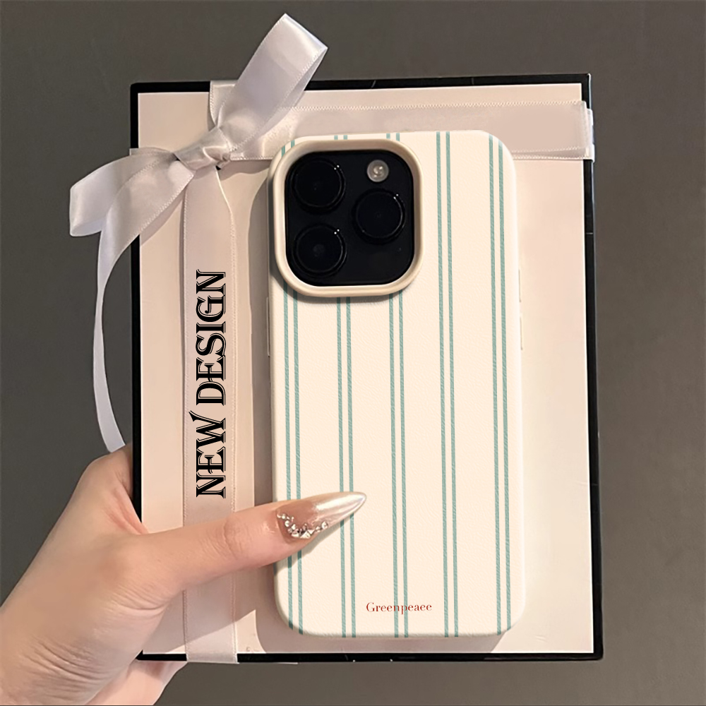 Summer Closet - Roze Streep Print Zomer Telefoon Case