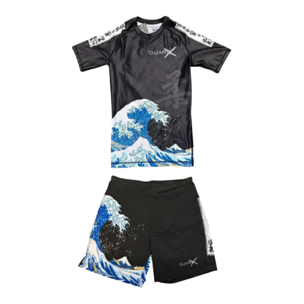 Summer Clothing For Young Men - Japan Ukiyo-e Ocean Wave Braziliaanse Jiu