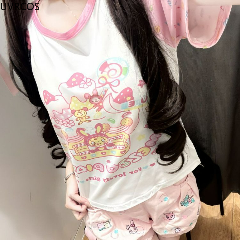 Summer Grunge Clothing - Zomer Kawaii Lolita T-shirts Japanse Y2k