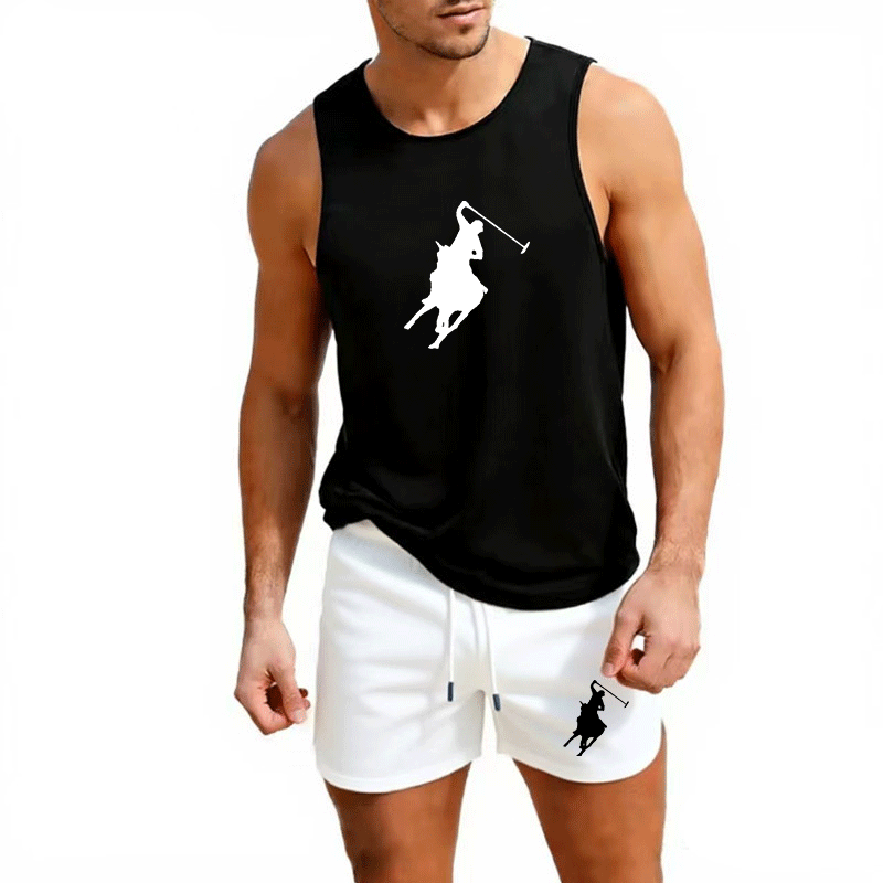 Summer Clothing - Europese Heren Zomer Vest en Shorts