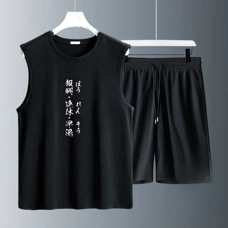 Summer Clothing Mens - Herenshirtjesets 2026 Zomer Snel drogende sets
