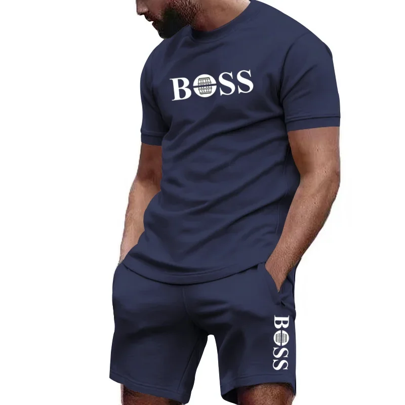 Summer Clothing For Young Men - 2026 Zomer Heren Tweedelig Mesh Trainingspak,