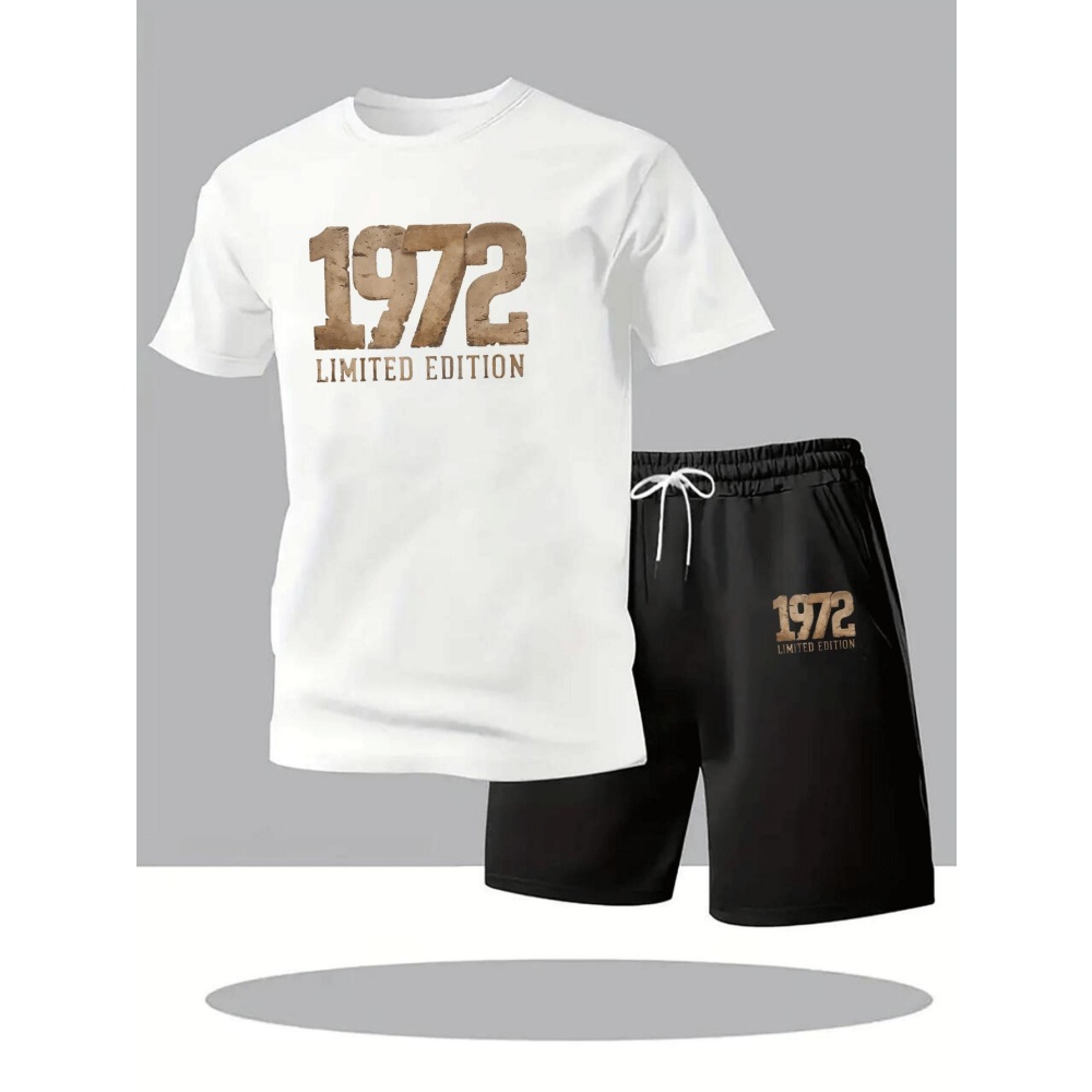 Summer Clothing For Young Men - Casual ademende T-shirtsets voor heren, ronde