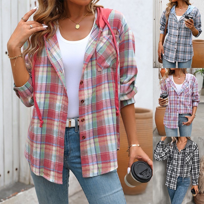 Summer Clothing In Winter - 2024 Vrouwen Blouses Met Capuchon Jas