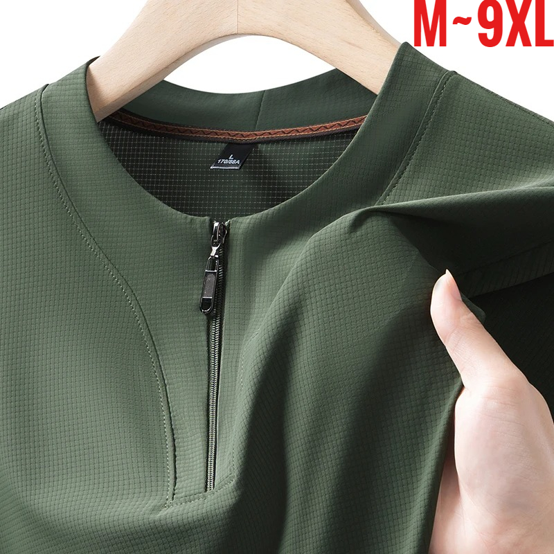 Summer Clothing For Young Men - Groot formaat 9XL Heren IJs Zijde