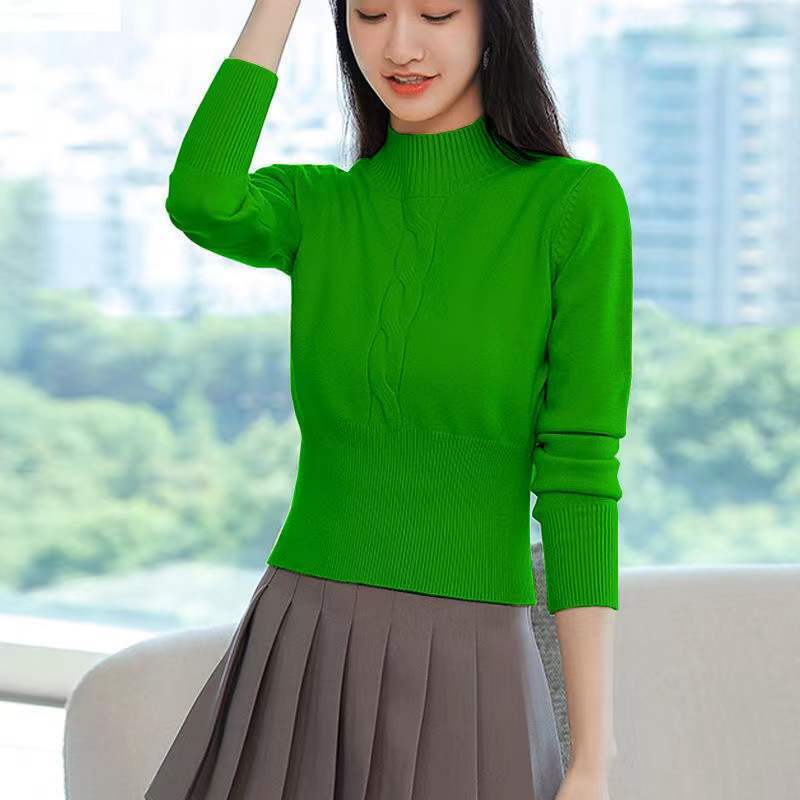 Summer Clothing In Winter - Modeblouses met opstaande kraag, Koreaanse stijl,
