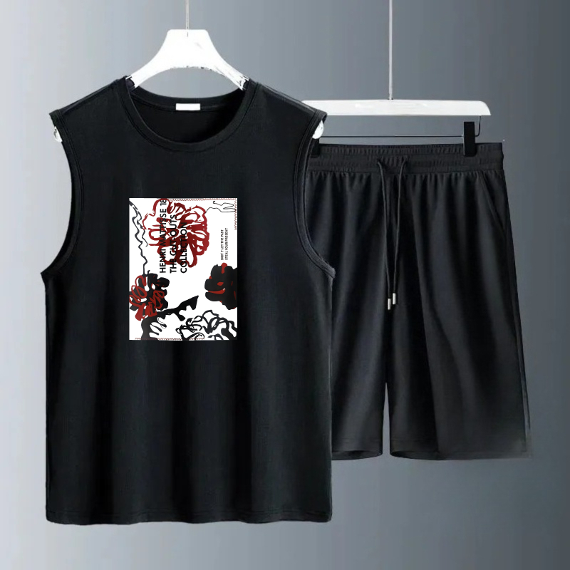 Summer Clothing Mens - Herensets tanktops 2026 zomer snel drogende