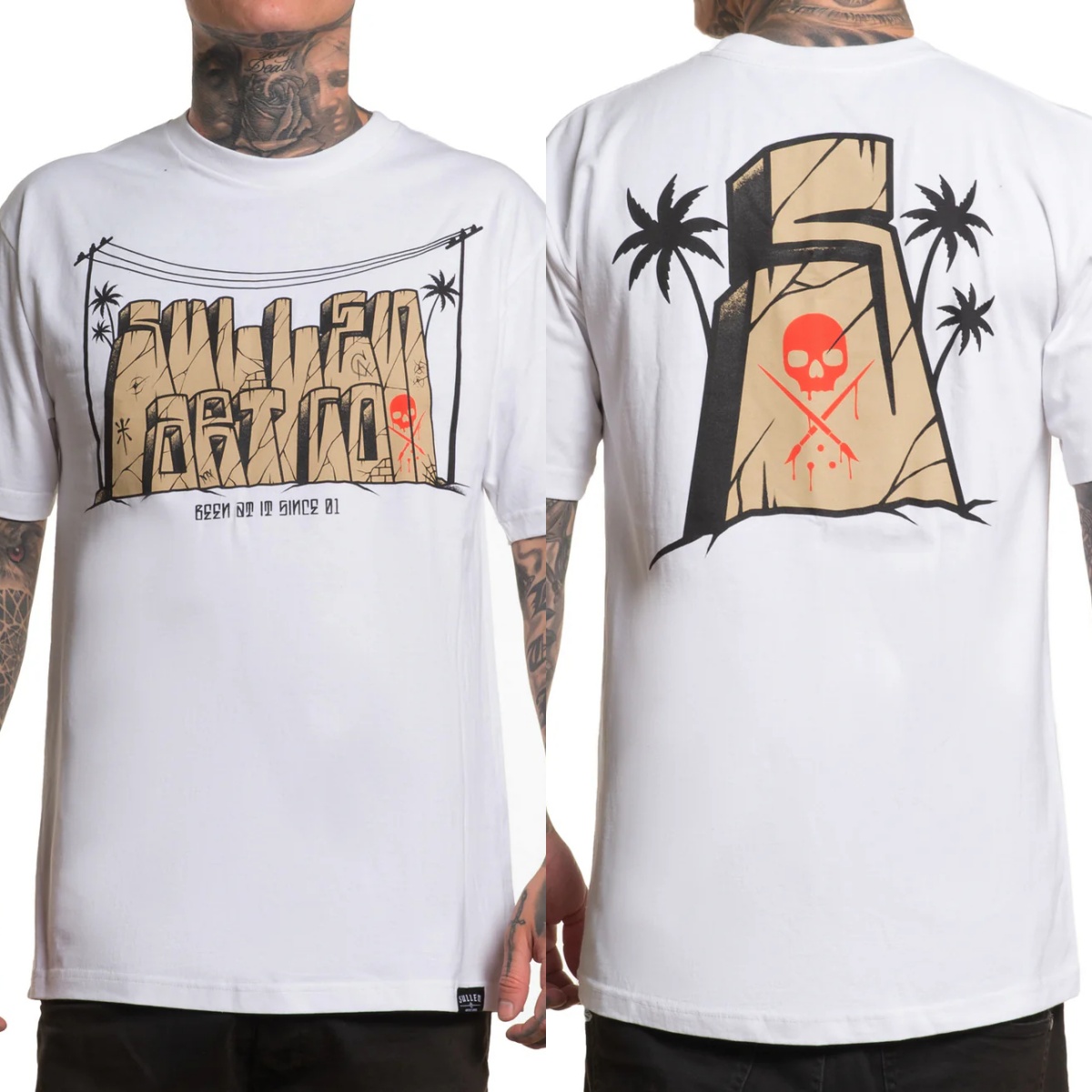 Vintage Summer Clothing Brand - Nieuw 2026 Sullen Clothing Grafisch Katoenen