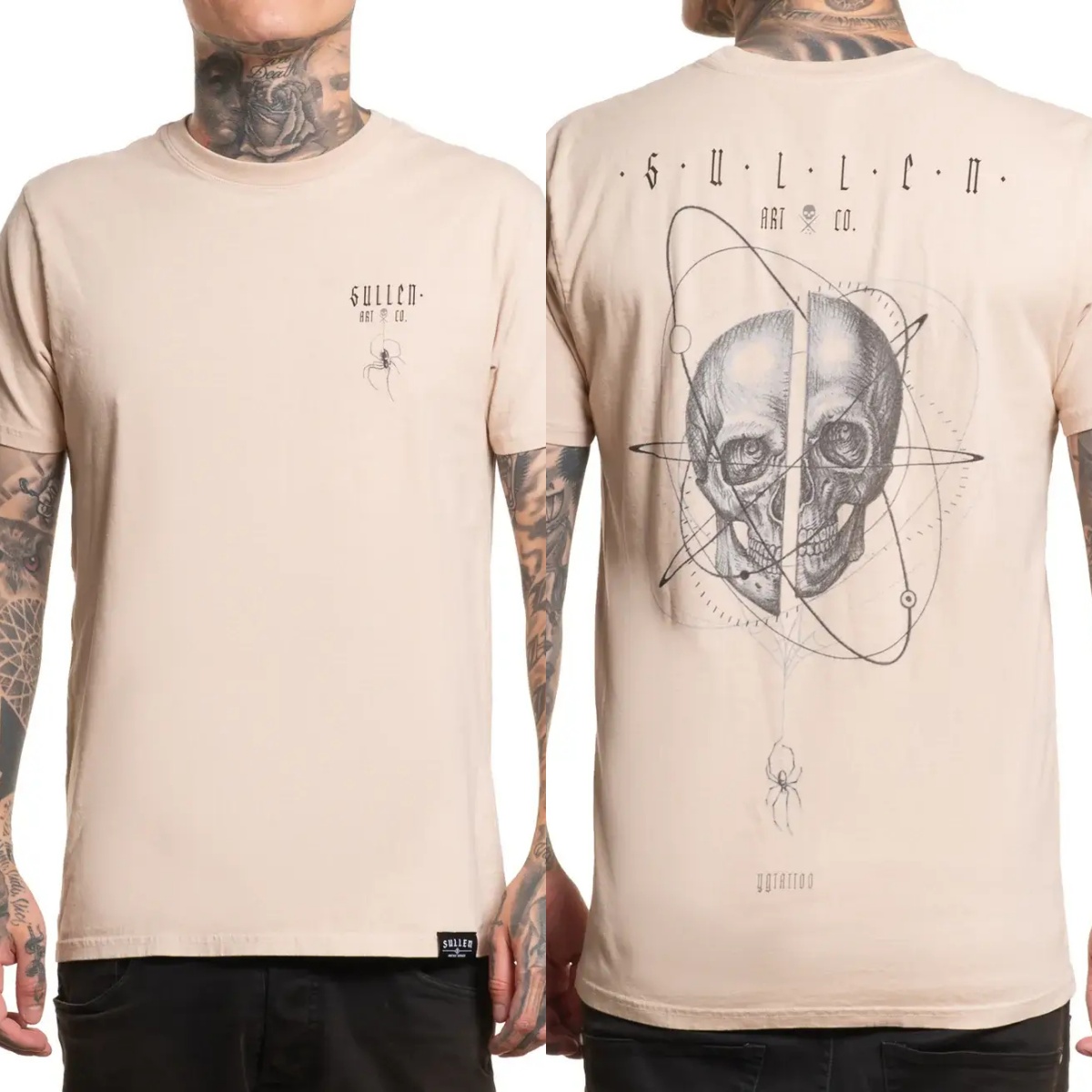 Vintage Summer Clothing Brand - 2026 Zeldzame Sullen Clothing Grafisch Katoenen