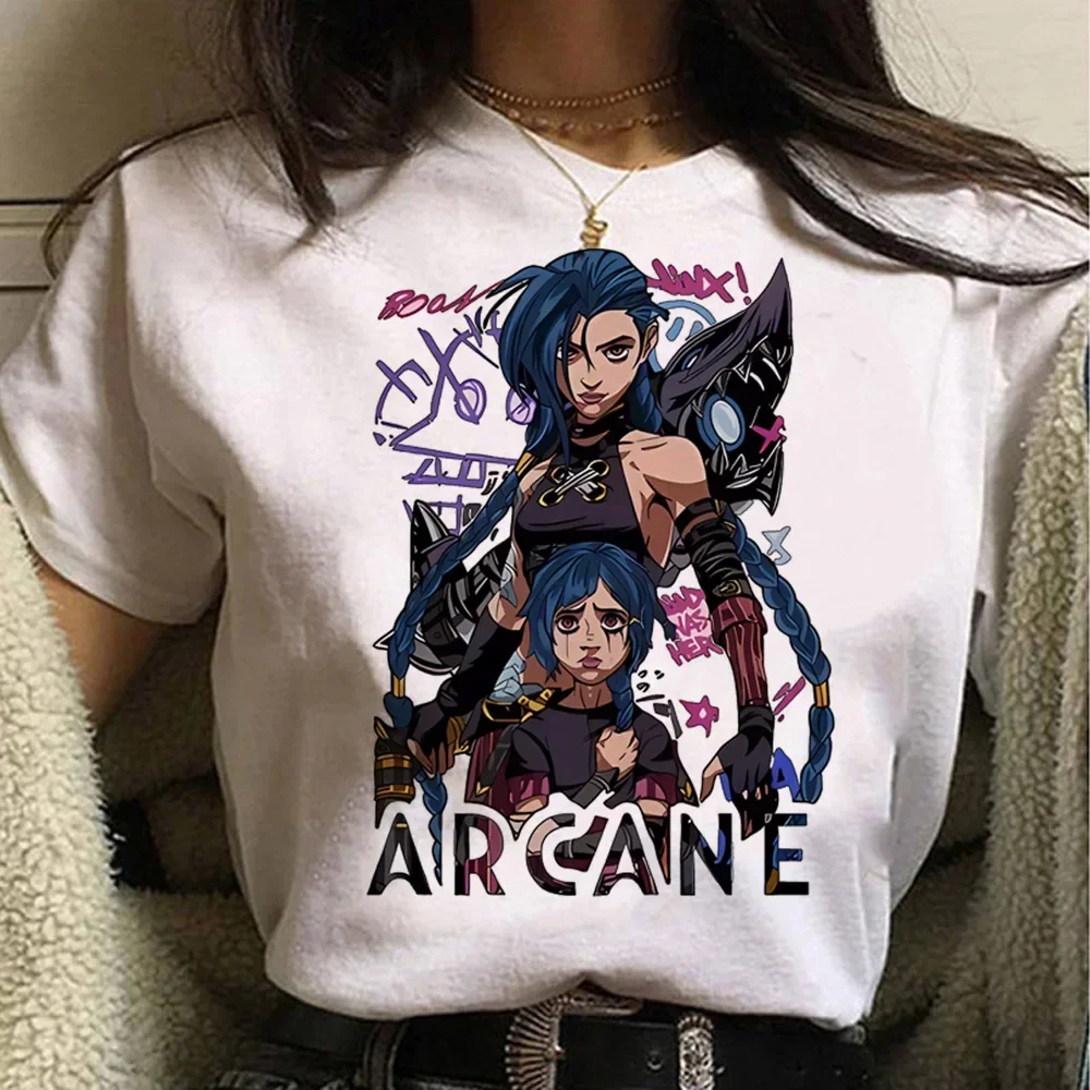 Jinx Arcane Monkey T-shirt Ani - Summer Grunge Clothing recensie en prijs