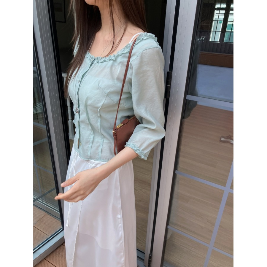 Elegant overhemd met vierkante - Quality Summer Clothing recensie en prijs