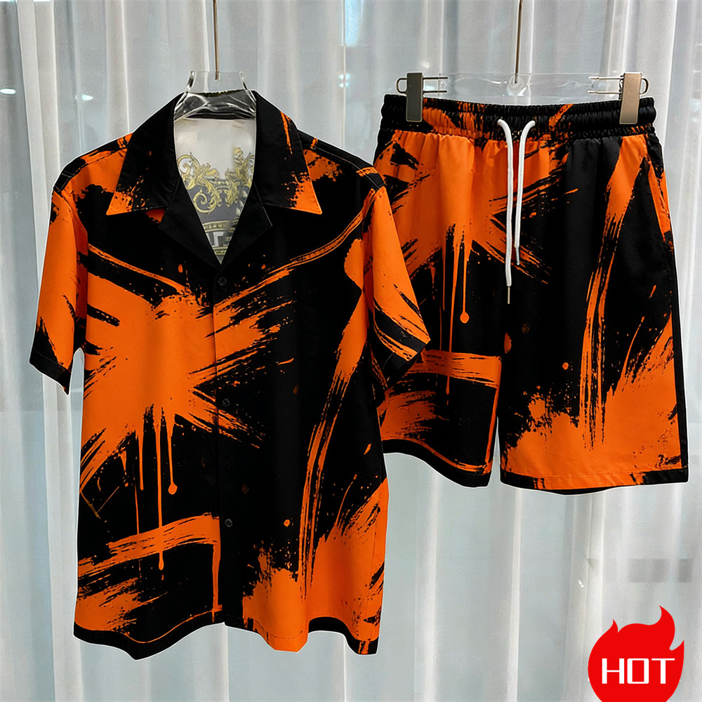 Digitaal geprinte heren set mo - Summer Clothing Mens recensie en prijs