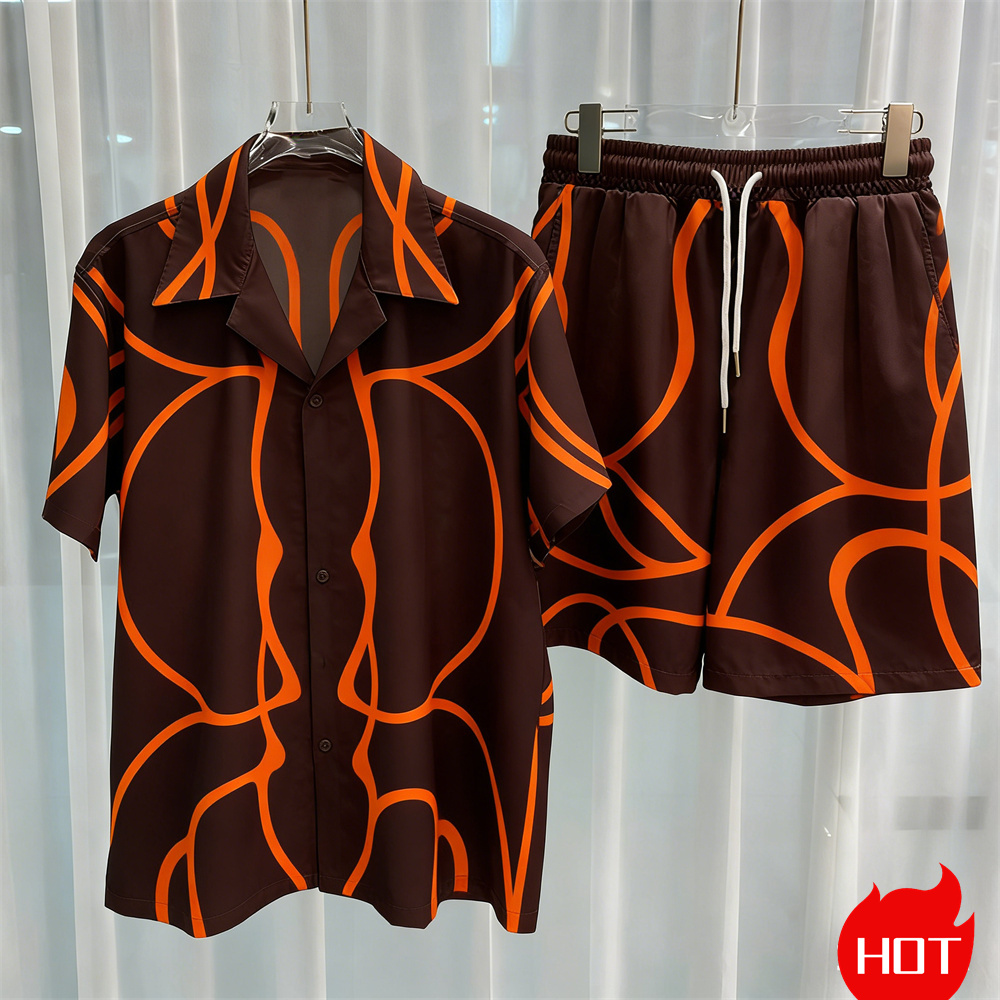 Digitaal geprinte heren set mo - Summer Clothing Mens recensie en prijs