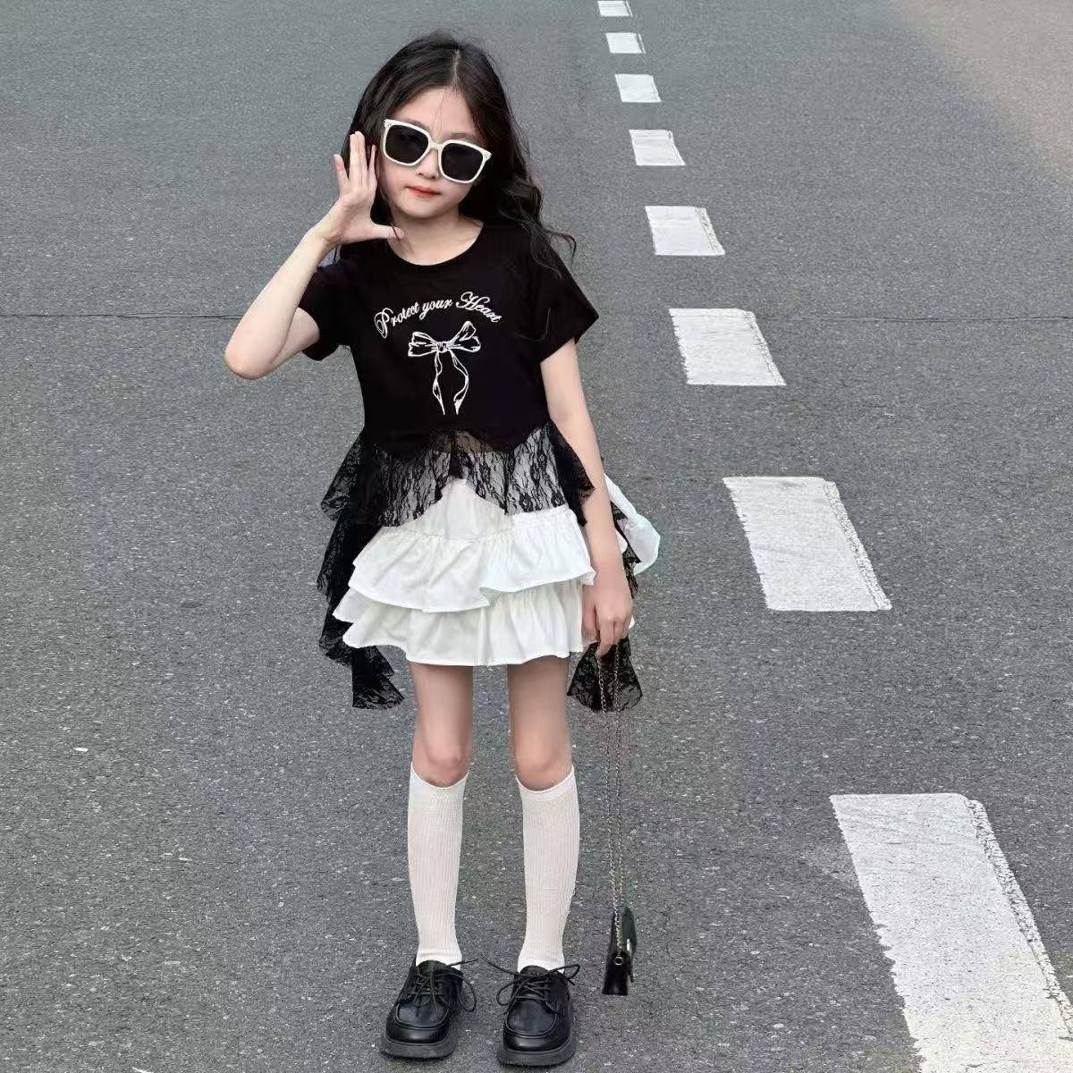 Meisjeskledingset Zomer Nieuwe - Summer Clothing Teen Girls recensie en prijs