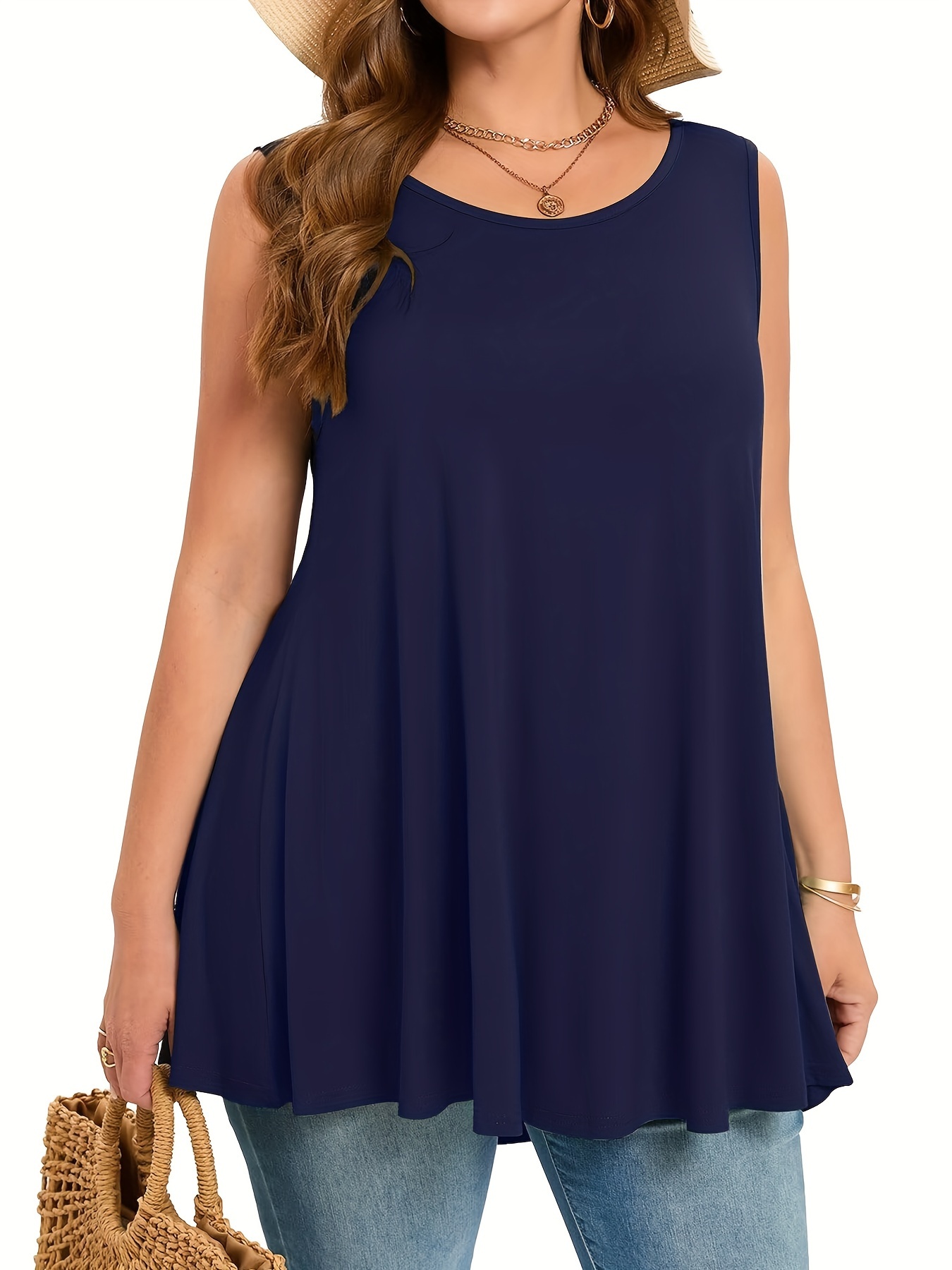 Grote maten eenvoudige effen t - Summer Clothing For Plus Size Women recensie en prijs