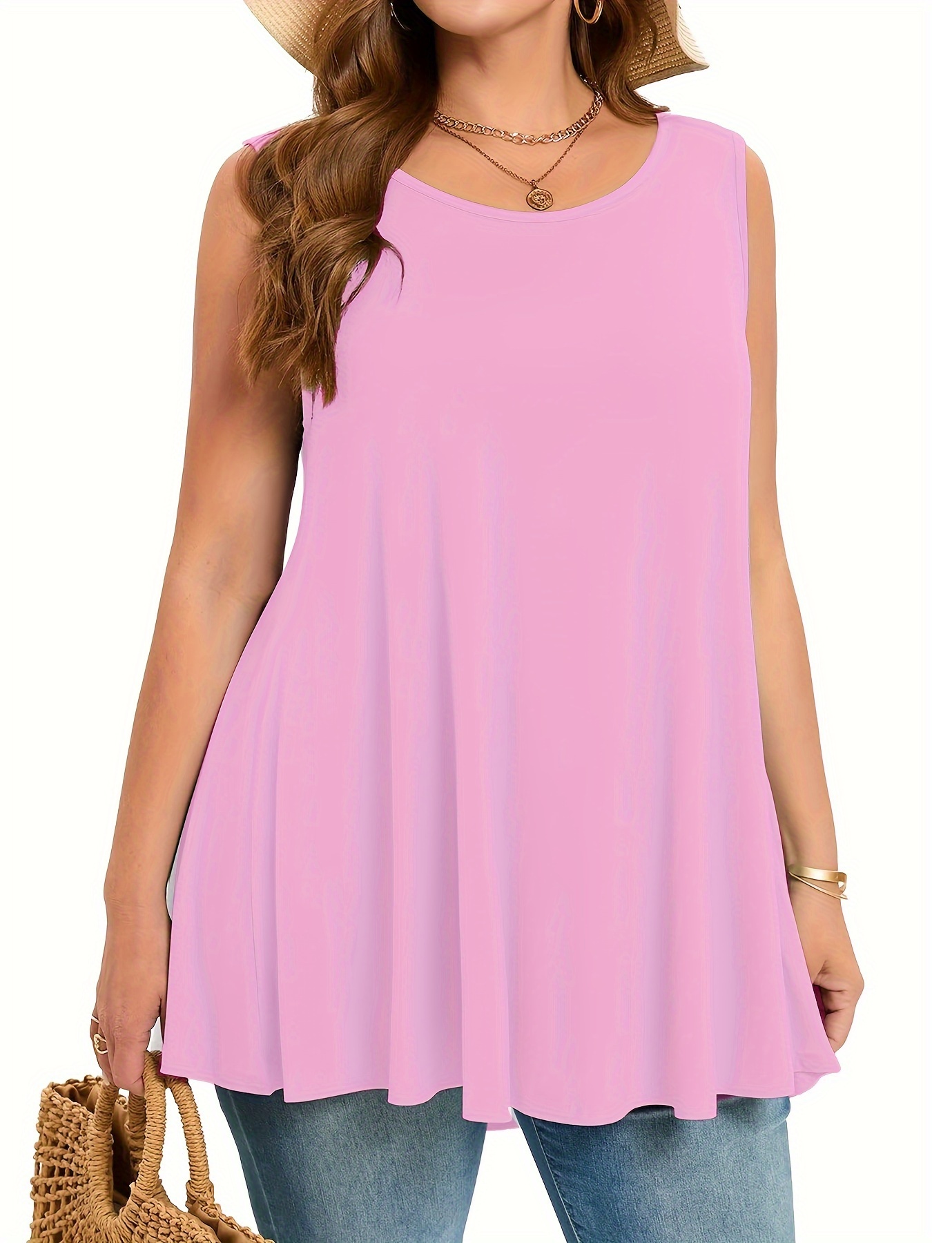 Grote maten eenvoudige effen t - Summer Clothing For Plus Size Women recensie en prijs
