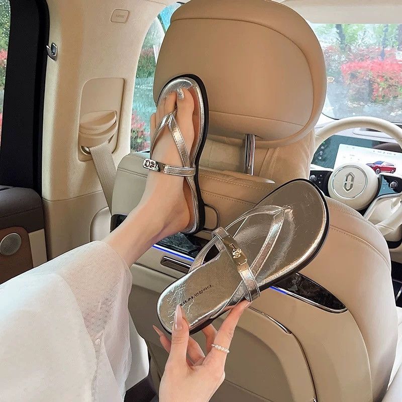 Dames Metalen Gespslippers 202 - Summer Clothing Korea recensie en prijs