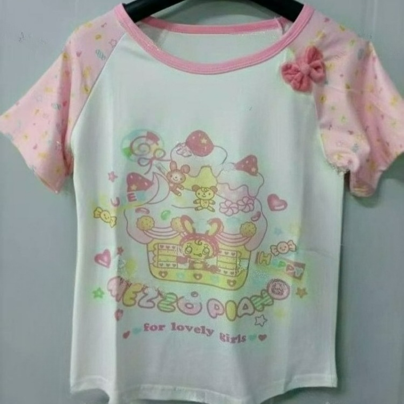 Zomer Kawaii Lolita T-shirts J - Summer Grunge Clothing recensie en prijs