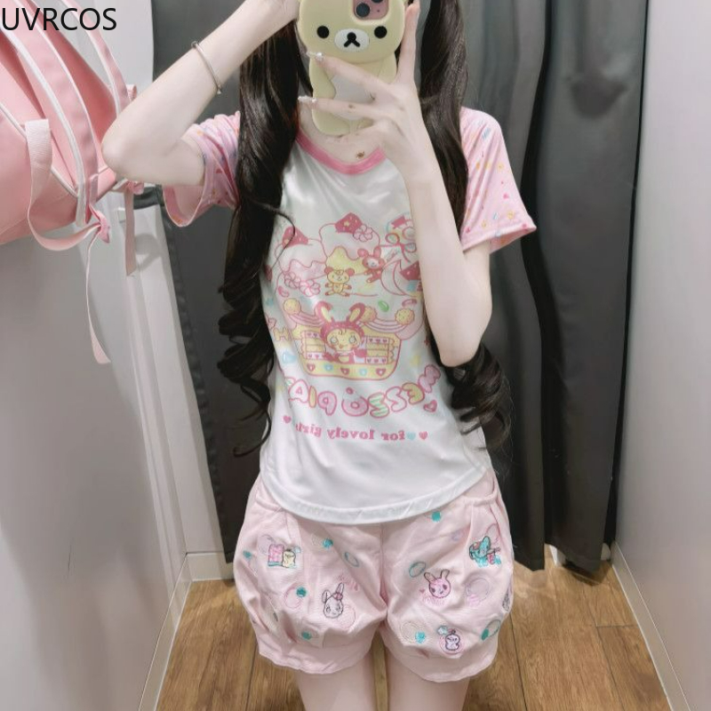 Zomer Kawaii Lolita T-shirts J - Summer Grunge Clothing recensie en prijs