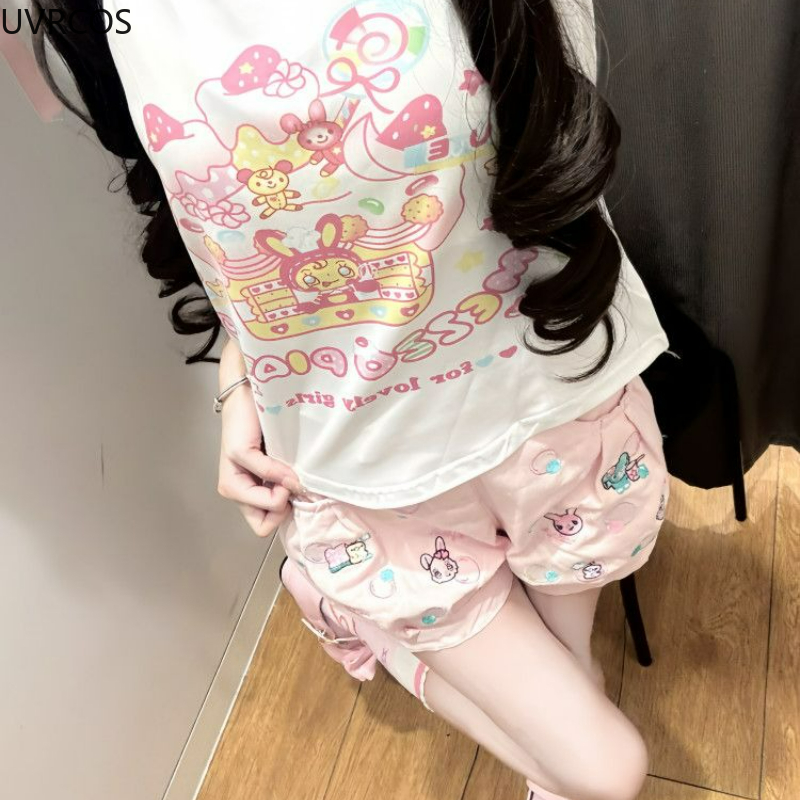 Zomer Kawaii Lolita T-shirts J - Summer Grunge Clothing recensie en prijs