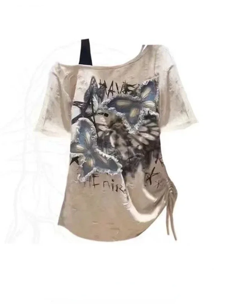 HOUZHOU Vintage Grafische T-sh - Summer Grunge Clothing recensie en prijs