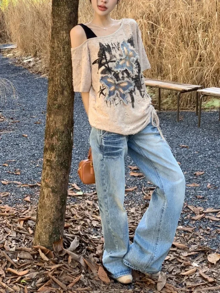 HOUZHOU Vintage Grafische T-sh - Summer Grunge Clothing recensie en prijs