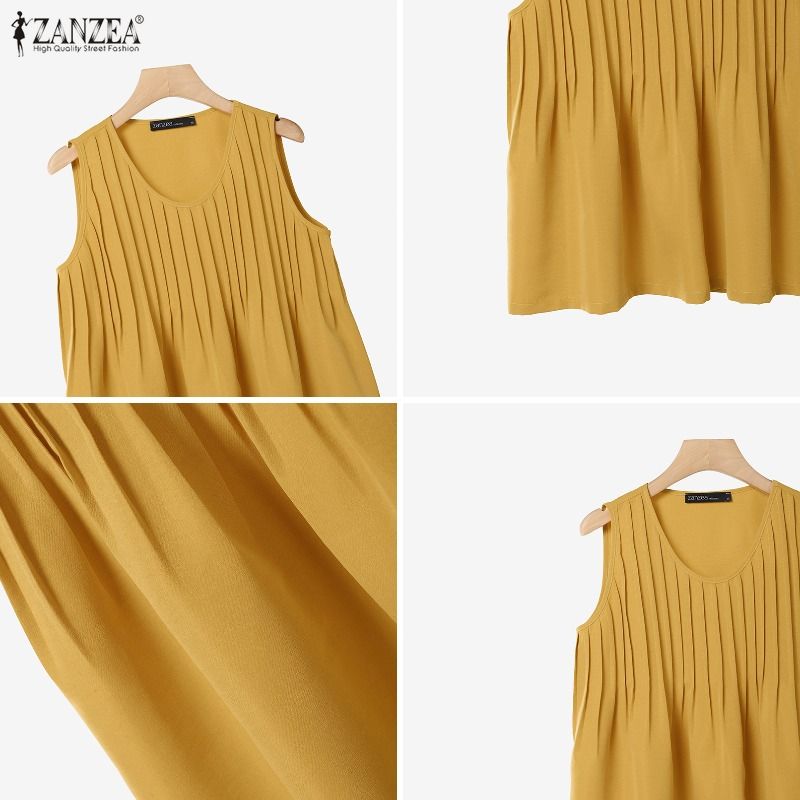 ZANZEA Plus Size 5XL Vrouw Pin - Summer Clothing For Plus Size Women recensie en prijs