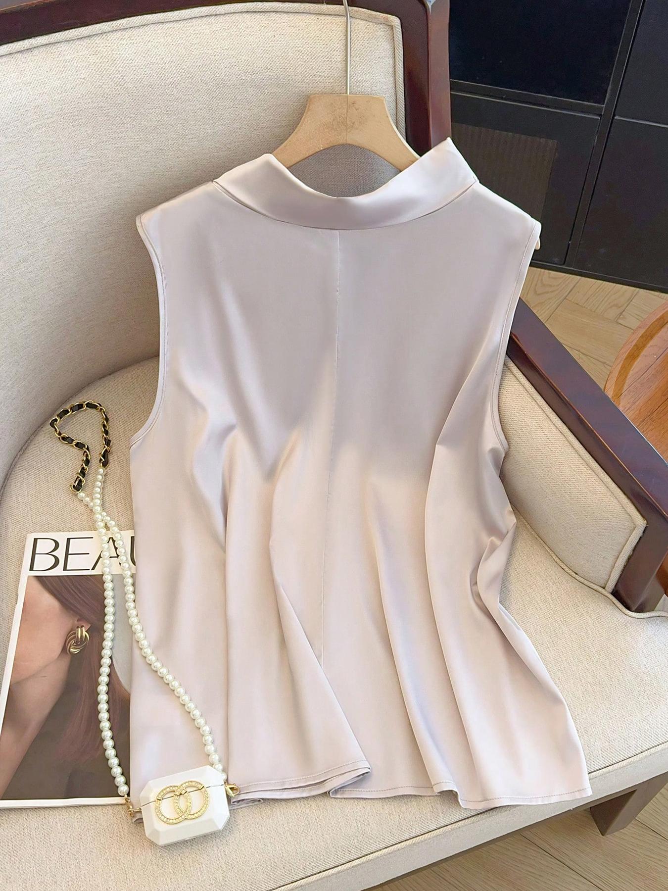 【Plus Size】 Effen top met stri - Summer Clothing For Plus Size Women recensie en prijs