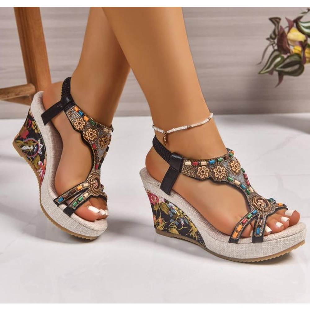 Dames lederen zomermode wedge  - Summer Clothing Dress recensie en prijs