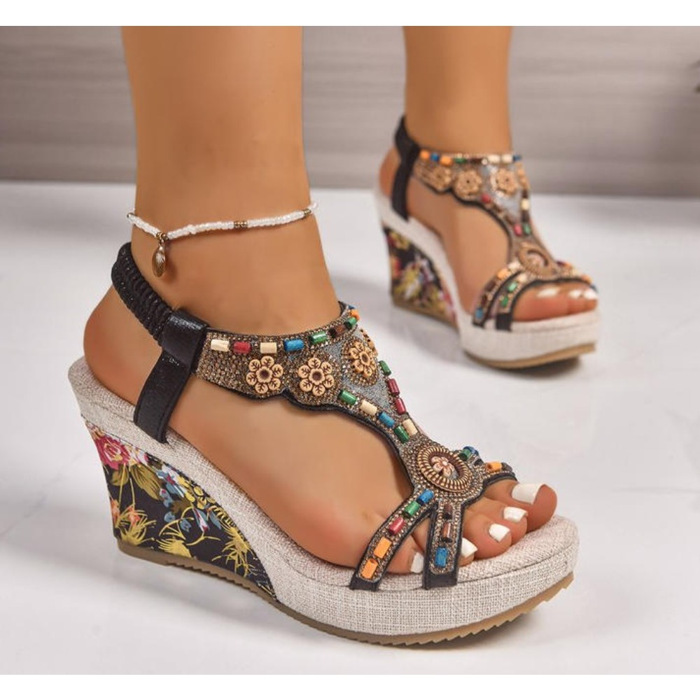 Dames lederen zomermode wedge  - Summer Clothing Dress recensie en prijs