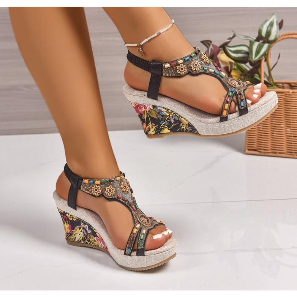 Dames lederen zomermode wedge  - Summer Clothing Dress recensie en prijs