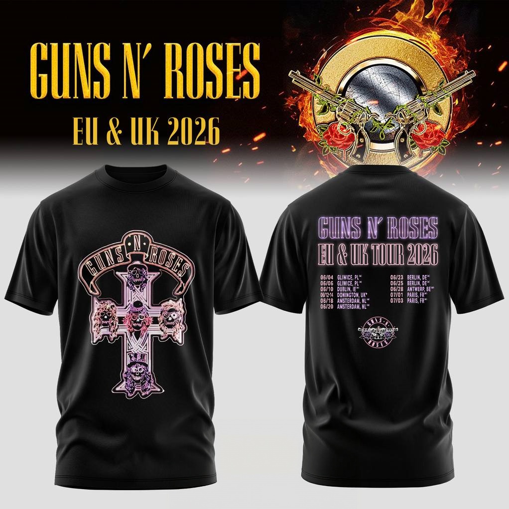 Guns N Roses EU & UK TOUR 2026 - Summer Clothing Women Uk recensie en prijs