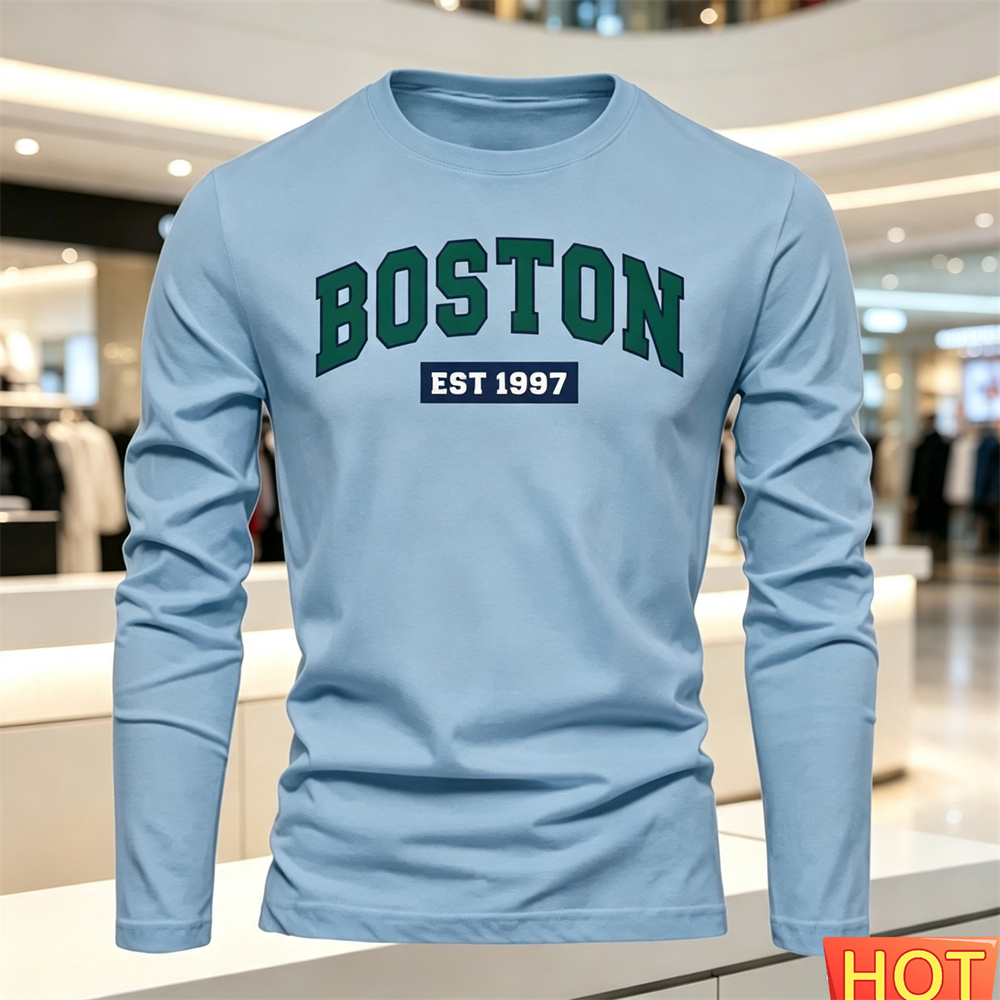 Herfst Zomer heren T-shirt met - Summer Clothing Mens recensie en prijs