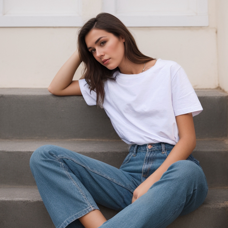 Katoen Plus Size Tops met kort - Quality Summer Clothing recensie en prijs