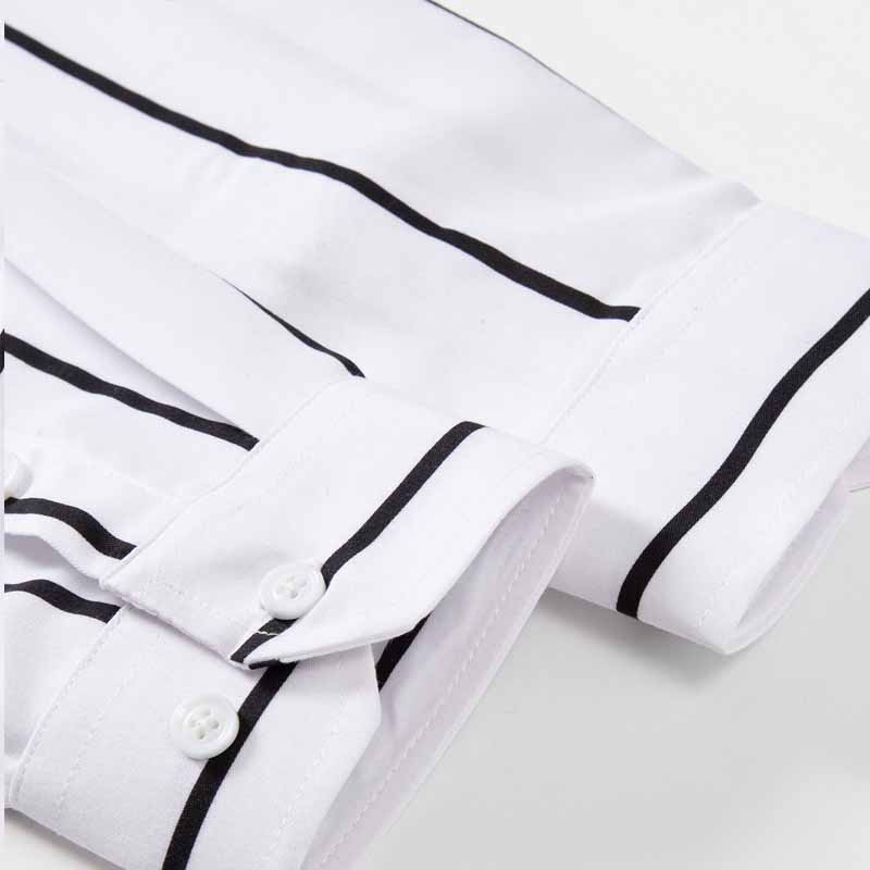 Heren gestreept overhemd met l - Summer Clothing Dress recensie en prijs
