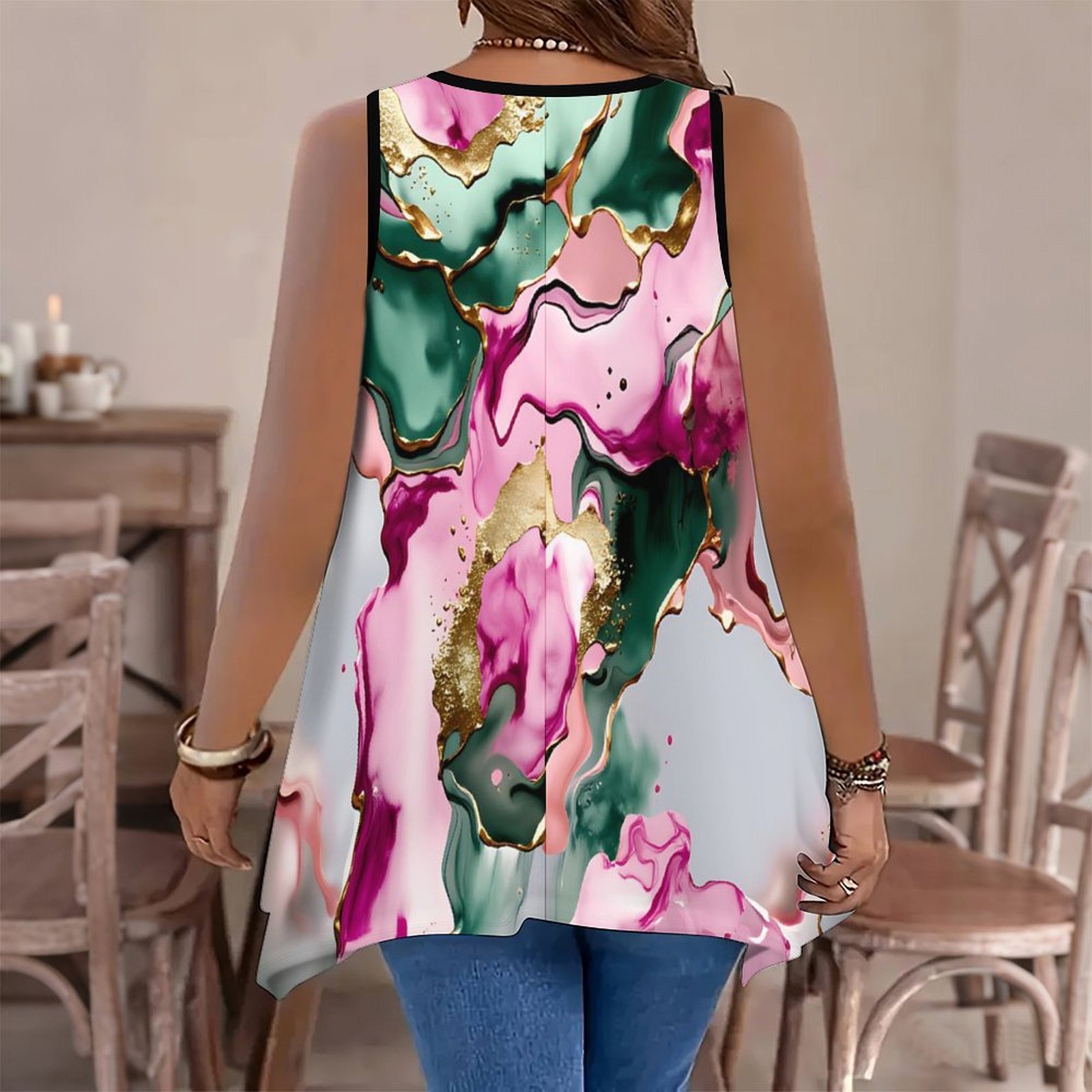 Elegante retro mouwloze top me - Summer Clothing In Winter recensie en prijs