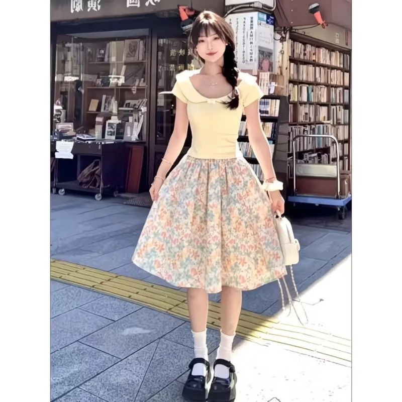 Japanse Koreaanse dames zoete  - Summer Clothing For Japan recensie en prijs