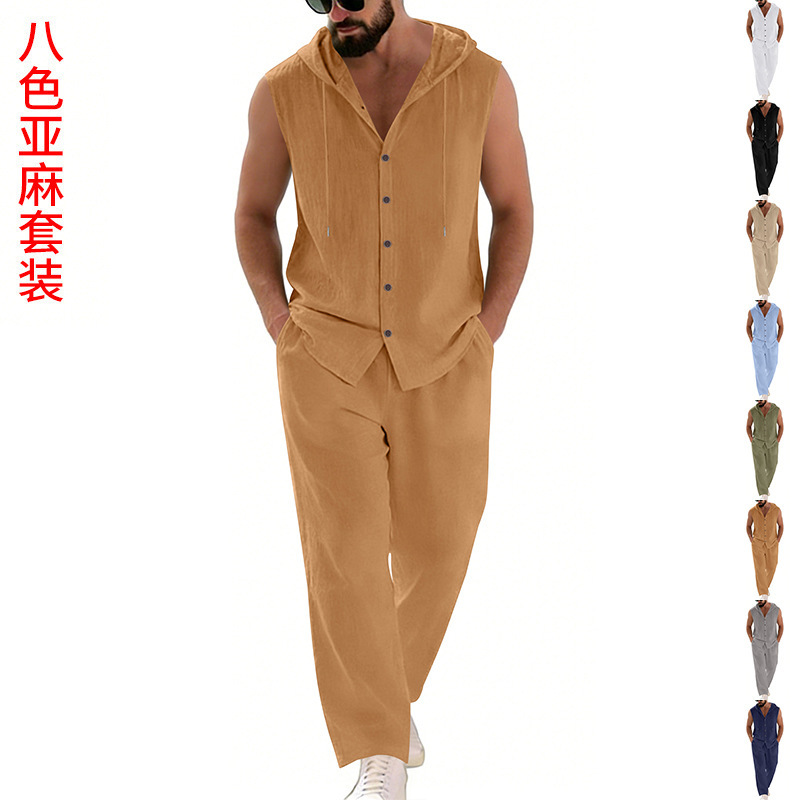 Casual linnen pak voor heren,  - Summer Clothing Mens recensie en prijs