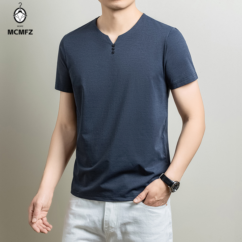 Basic Henley T-shirt voor here - Summer Clothing For Young Men recensie en prijs