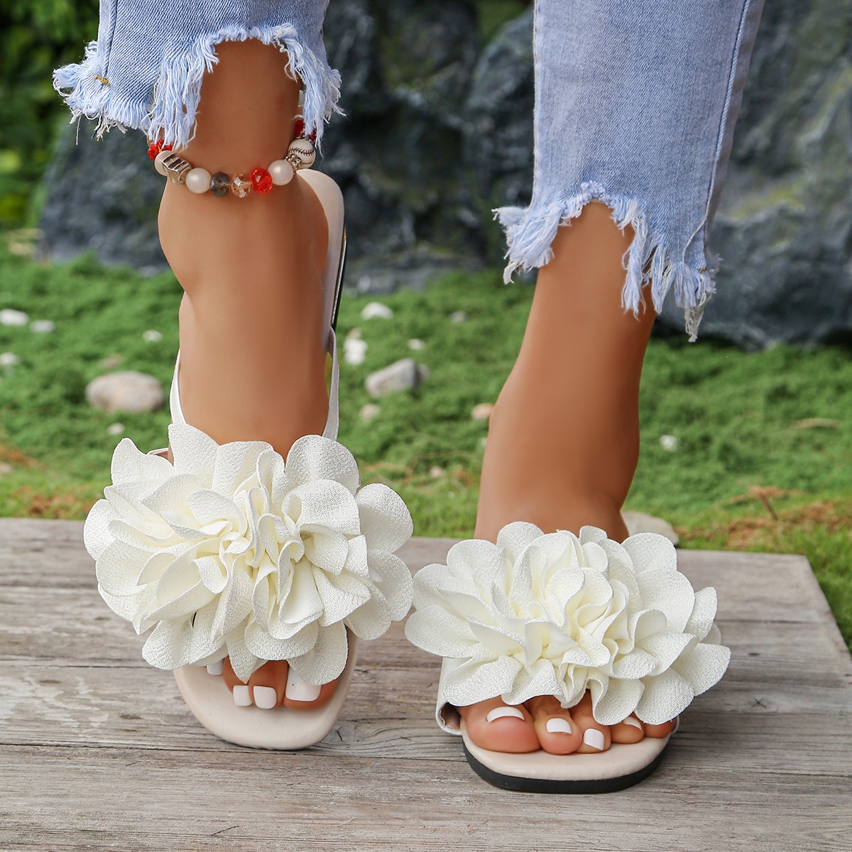 Met rode bloemen versierde sli - Summer Clothing Korea recensie en prijs