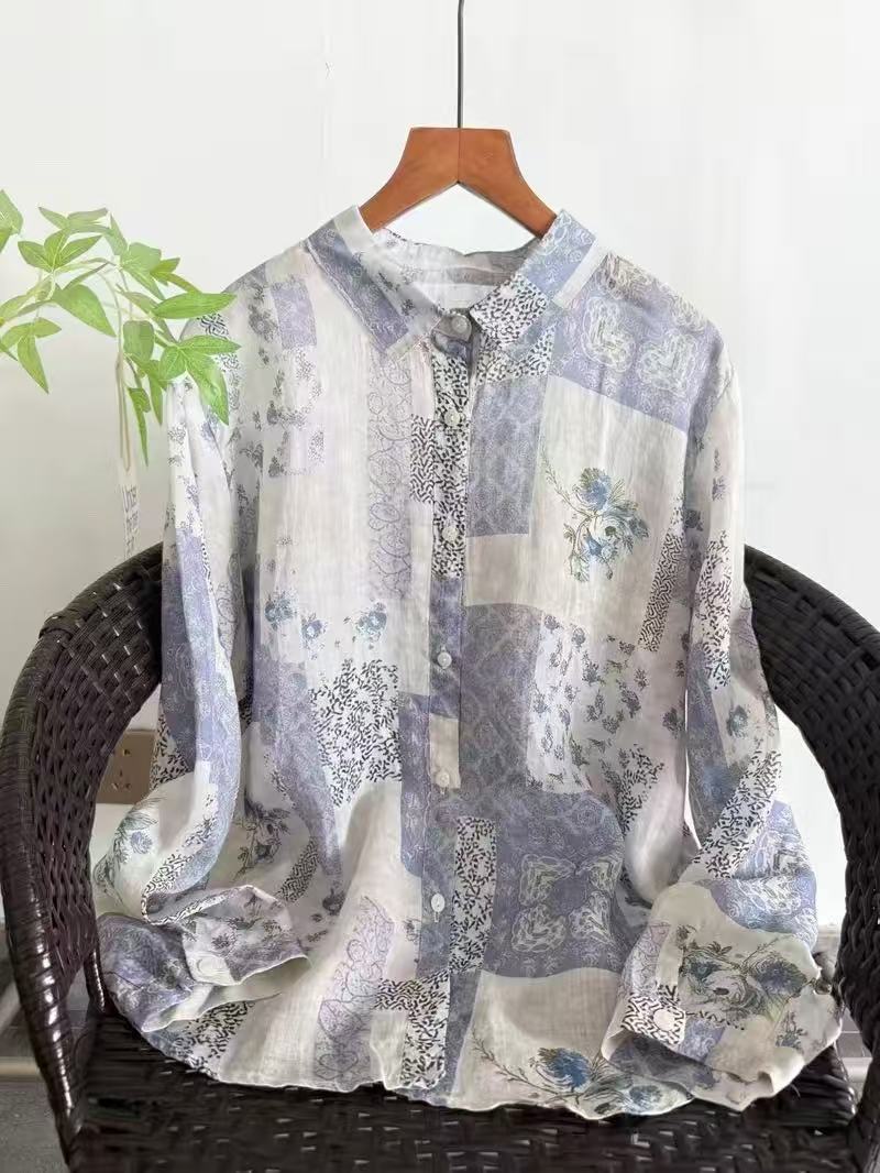 100% Ramie linnen shirts en bl - Vintage Summer Clothing Brand recensie en prijs