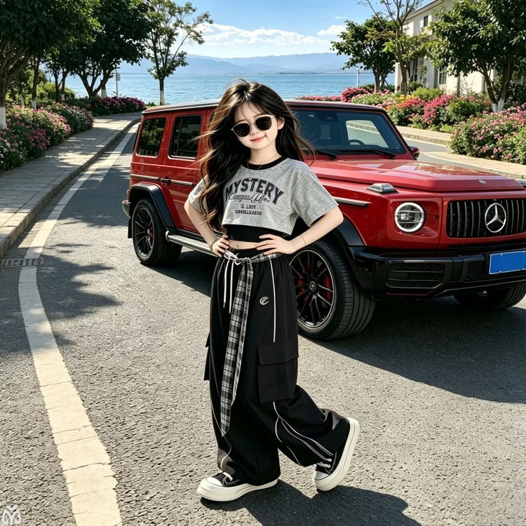 Zomerse chique sportbroekenset - Summer Clothing Teen Girls recensie en prijs