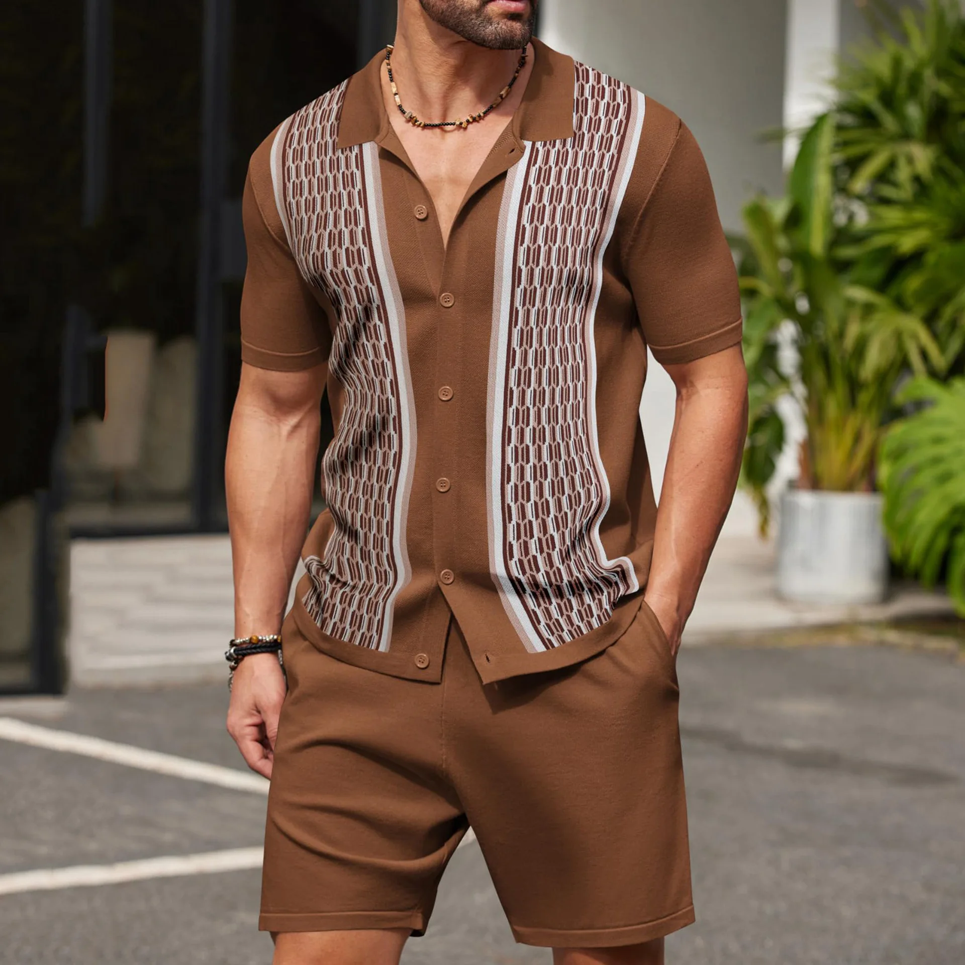 Zomer Heren IJs Zijde Korte Mo - Quality Summer Clothing recensie en prijs