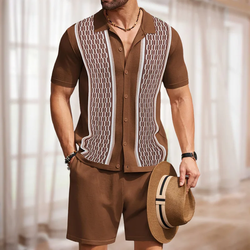 Zomer Heren IJs Zijde Korte Mo - Quality Summer Clothing recensie en prijs