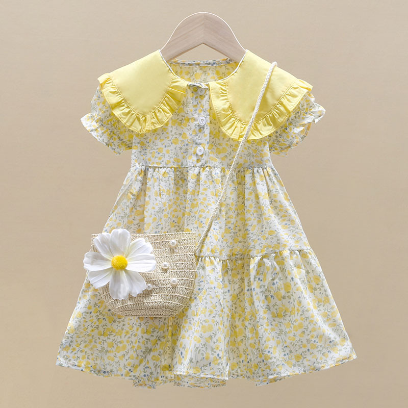 2 Stuks Zomer Geel Bloemen Kin - Summer Clothing Teen Girls recensie en prijs
