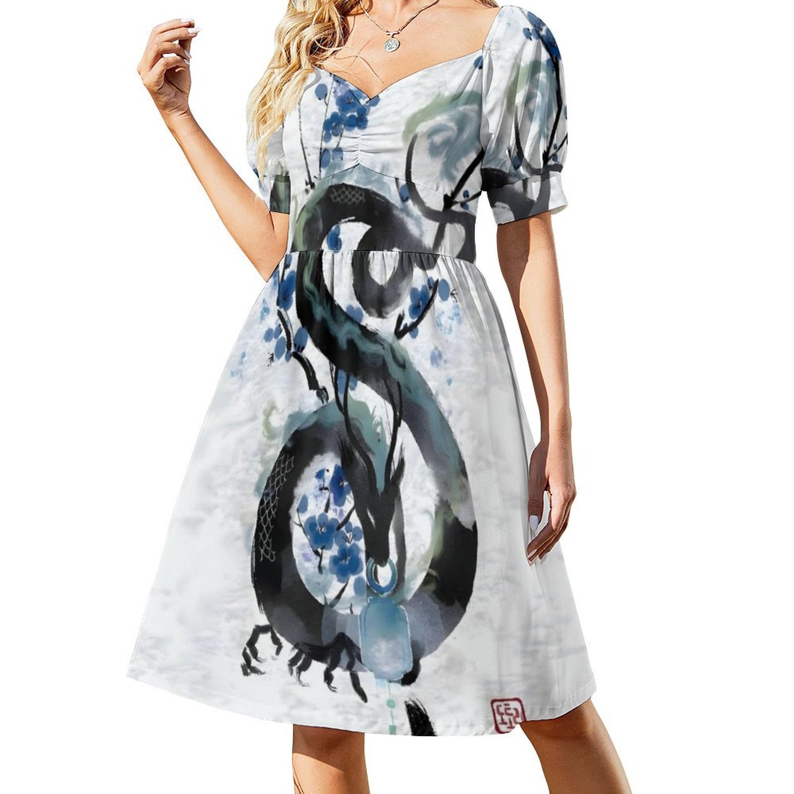 Japanse Blue Night Dragon Ink  - Summer Clothing For Japan recensie en prijs